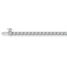 Bright Halo Lab Grown Diamond 5ctw Tennis Bracelet