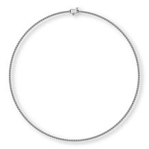 Bright Halo Lab Grown Diamond 9ctw Tennis Necklace