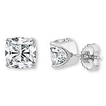 Bright Halo Lab Grown Diamonds 14K Gold 3ctw Cushion Stud Earrings