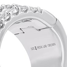 Bright Halo Lab Grown Diamonds 1.50 ctw Mixed Cut Huggie Hoops, Ste...