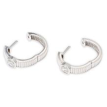 Bright Halo Lab Grown Diamonds 1ctw Cushion Cut Hoop Earrings