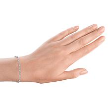 Bright Halo Lab Grown Diamonds 1ctw Tennis Bracelet