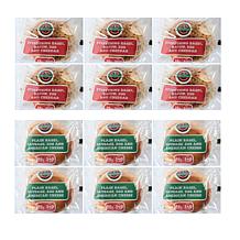 Brooklyn Food 12-piece Bacon & Sausage Breakfast Bagels Combo
