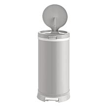 Bubula Premium Steel Diaper Waste Pail with Step Open, Grey