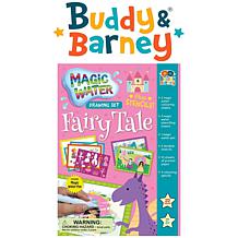 Buddy and Barney Magic Water Drawing Set Fairy Tale Stencils