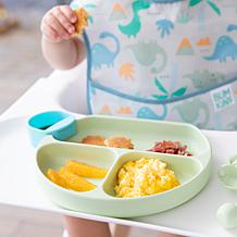 Bumkins Grip Dish 2-Pack Sage & Blue