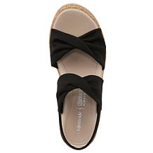 BZees® AirStep Riley Fabric Wedge Sandal with Air Step™ Technology