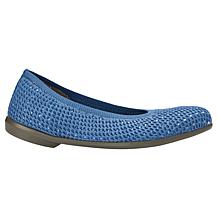 BZees Kallie Mesh Knit Rhinestone Flat