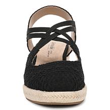 BZees® LifeStride Patience Closed Toe Espadrille Wedge