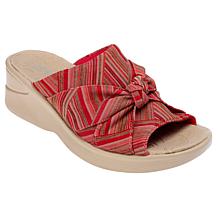 Bzees Sandbar Machine Washable Stretch Fabric Knotted Sandal