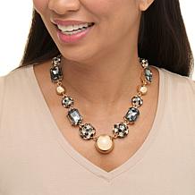 C Wonder by Christian Siriano 18" Crystal Ball Necklace