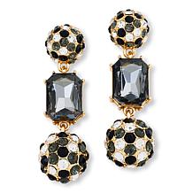C Wonder by Christian Siriano Crystal Ball Drop Earrings  