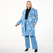 C Wonder by Christian Siriano Denim Trench Coat