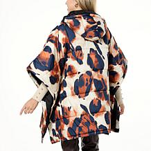 C Wonder by Christian Siriano Nylon Water-Resistant Hooded Poncho