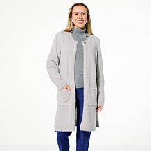 C Wonder by Christian Siriano Puff Shoulder Sweater Knit Cardigan