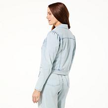 C Wonder by Christian Siriano Wonder Stretch Puff-Shoulder Jacket