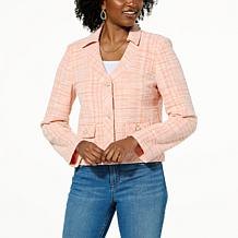 C Wonder Cropped Tweed Jacket