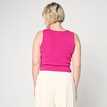 C Wonder Square-Neck Sweater Knit Tank