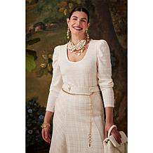 C Wonder Tweed Knit Sweater Top