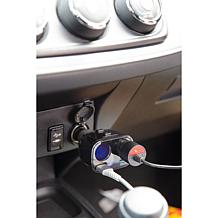 CAR AND DRIVER LED READOUT VOLTAGE, MULTI-PORT CHARGER