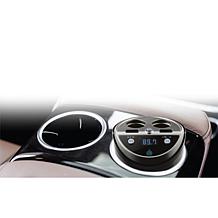 CAR AND DRIVER POWER STATION With DUAL SOCKET USB AND FM TRANSMITTER