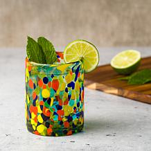 Carnival Handblown Mexican DOF Glass - Set of 6