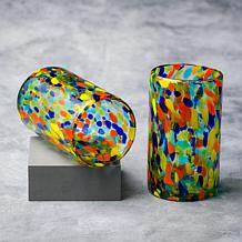 Carnival Handblown Mexican Hiball Glass - Set of 6