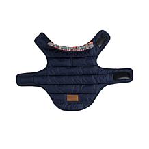 Carolina Pet Company Pendleton Pilot Rock Navy Puffer Dog Coat