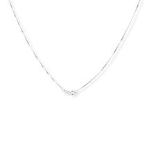 Chaco Canyon 2-Stone Turquoise Snake Pendant with 18" Box Chain