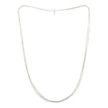 Chaco Canyon 30" Liquid Silver 5-Strand Necklace