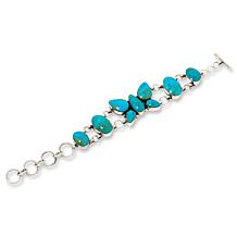 Chaco Canyon Blue Campitos Turquoise Butterfly Oval-Link Bracelet