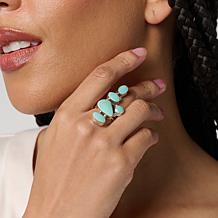 Chaco Canyon Campitos Turquoise 5-Stone Freeform Ring