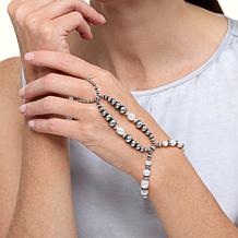 Chaco Canyon Freshwater Pearl and Silver Bead Princess Bracelet 