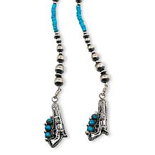 Chaco Canyon Sleeping Beauty Turquoise Cowboy Hat Lariat Necklace