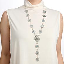 Chaco Canyon Sleeping Beauty Turquoise Lariat Necklace