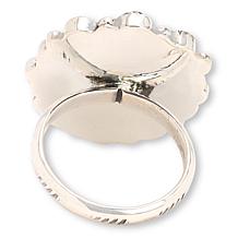 Chaco Canyon Sterling Silver Campitos Turquoise Cluster Ring