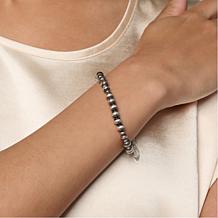 Chaco Canyon Sterling Silver "Navajo Pearls" Line Bracelet