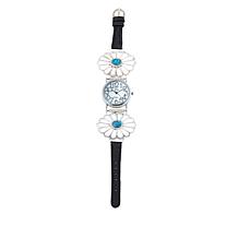 Chaco Canyon Turquoise Leather Strap Watch