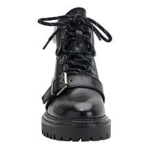 Charles by Charles David Leather/Suede Cliche Combat Boot