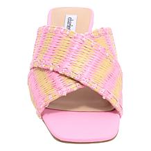 Charles by Charles David Nelios Open-Toe Woven Raffia Wedge Sandal