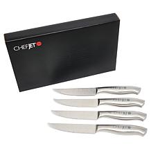 Chef Jet Tila 4-pack Stainless Steel Steak Knives in Gift Box