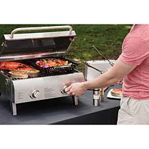 Chef's Style Tabletop Gas Grill in Stainless Steel