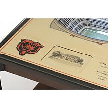Chicago Bears 25-Layer Stadium Views Lighted End Table