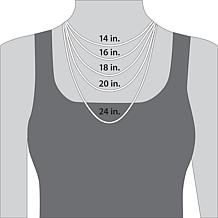 Child's Personalized Sterling Silver 16" Necklace