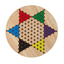 Chinese Checkers Game Set w/ 11 quot; Wooden Board   Traditional Pe...