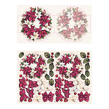 Christmas to Remember Wreath Shaped Card Kit