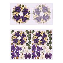 Christmas to Remember Wreath Shaped Card Kit