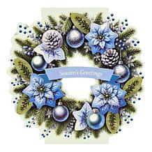 Christmas to Remember Wreath Shaped Card Kit