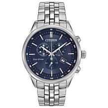 Citizen Stainless Steel Men's Eco-Drive Chronograph Bracelet Watch