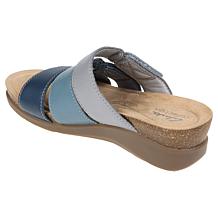 Clarks Collection Calenne Lily Heritage Casual Leather Wedge Sandal